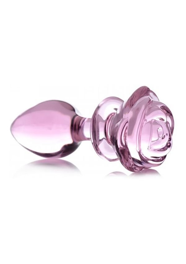 XR Brands Plug de cristal Large Pink Rose