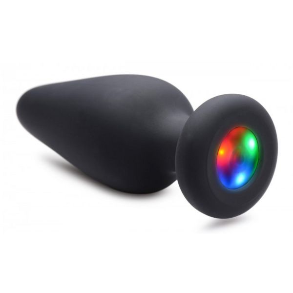 XR Brands Enchufe LED silicona iluminado grande