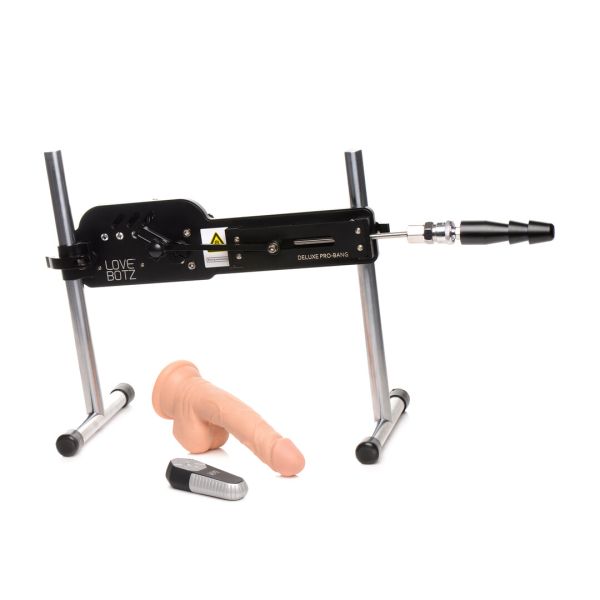 XR Brands Máquina sexual Deluxe Pro-Bang remota TPE