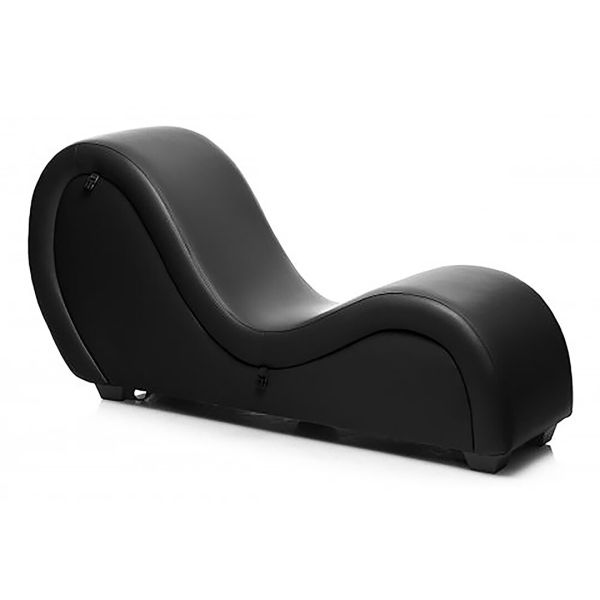 Sofá kinky bondage PU cuero XR Brands chaise