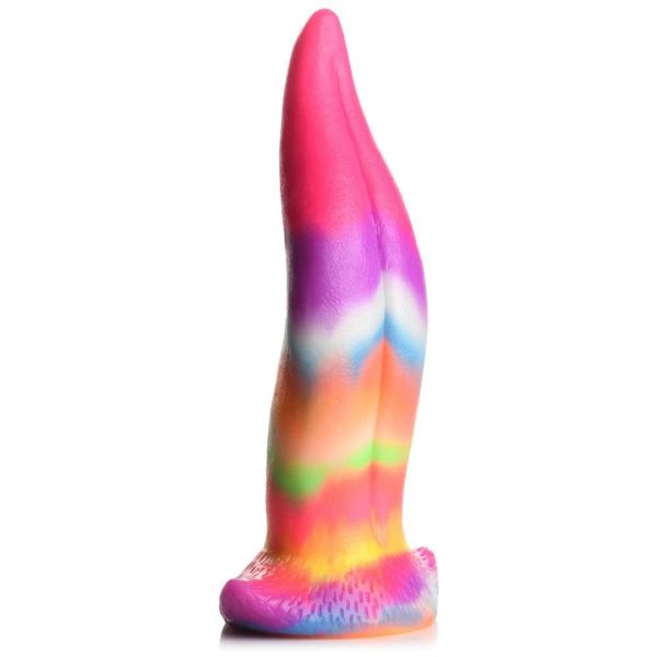Dildo lengua de unicornio que brilla XR Brands