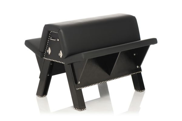 Caballo bondage sumisión XR Brands negro piel