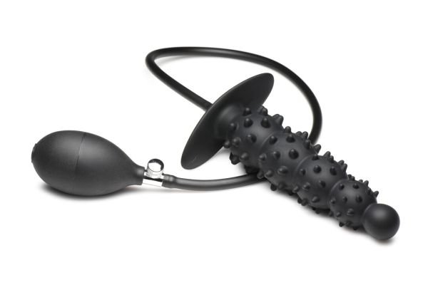 XR Brands Ass Puffer Plug Acanalado Inflable