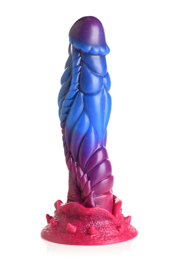 Dildo fantasía Intruder con brillo púrpura XR Brands