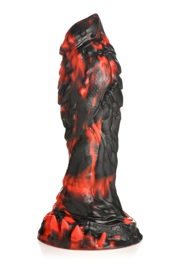 XR Brands Grim Reaper Dildo Rojo Texturizado Grande