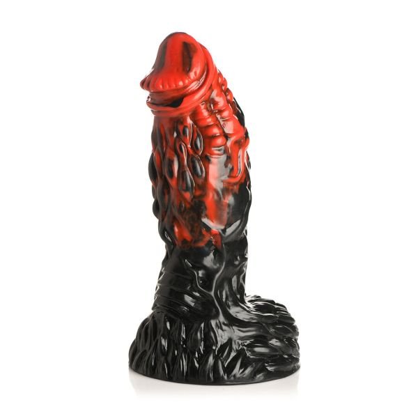 XR Brands Vulcan Dildo Mojado-Look Textura Pesada