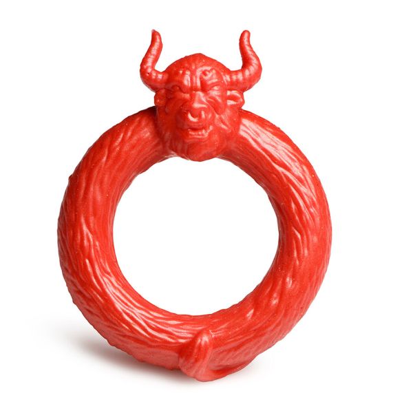 XR Brands Beast Mode Anillo de pene rojo brillante