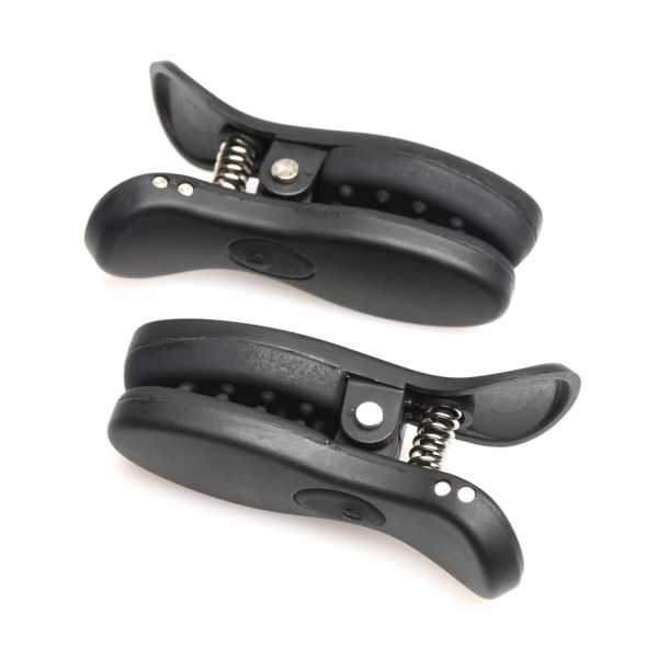Pinzas para pezones vibradoras XR Brands Dark Grip