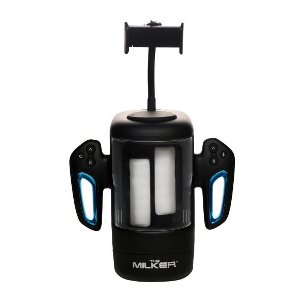 Masturbador Cyber Milker XR Brands con Soporte Teléfono
