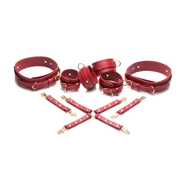 Conjunto de restricción hogtie Crimson Captive XR Brands