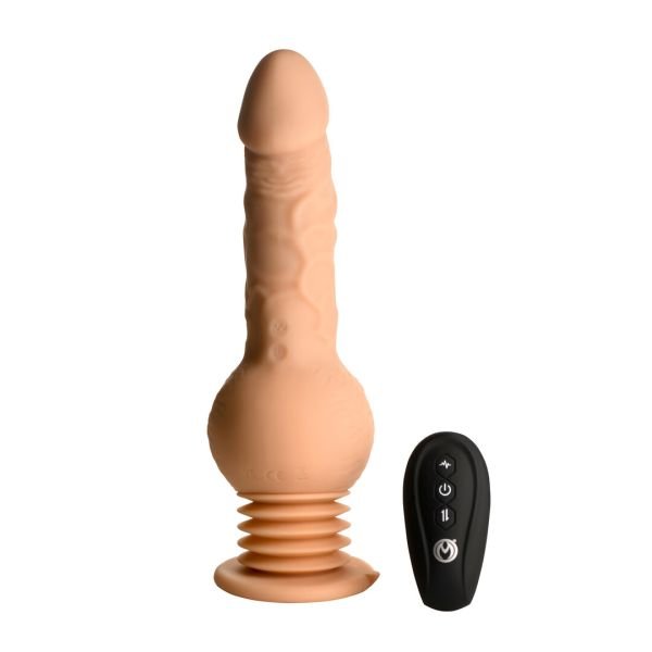 XR Brands Passion Pounder, Vibrador Empuje Girador Ventosa