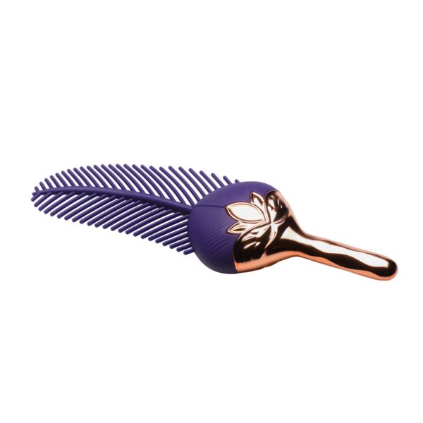 Cosquilleador pluma silicona vibradora XR Brands