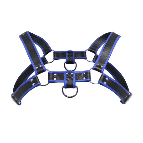Arnés Bulldog para Puppy Play Azul