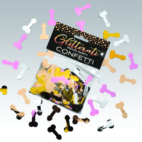 Confeti Glitterati penis Little Genie