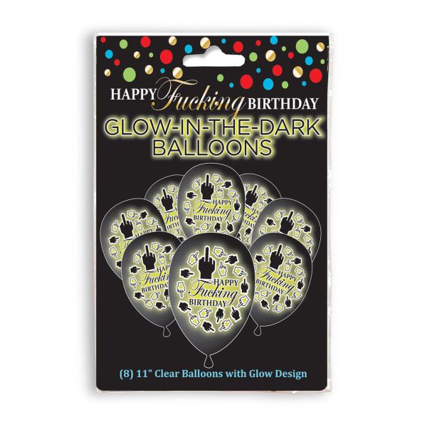 Globos Little Genie Productions Birthday Glow-in-Dark