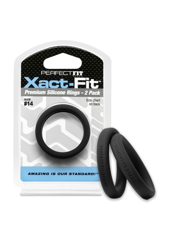 PerfectFitBrand Xact-Fit #14 Mid-Range Precision Cock Ring Pair