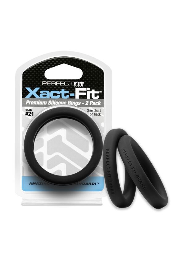 Par de cockrings de precisión Xact-Fit #21 superior premium PerfectFitBrand