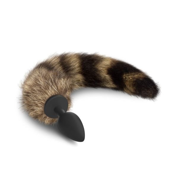 Plug cola de zorro Crushious Foxy Delight silicona negro