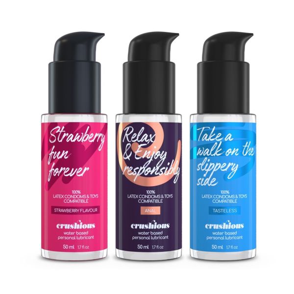 Crushious Kit Essentials lubricantes 150 ml trío
