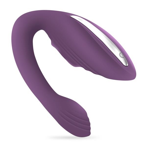 Crushious Pleasuriser Remote-Control Vibrator, Púrpura