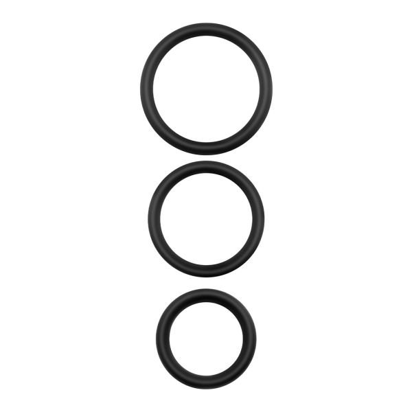 Set expandible de cockrings Crushious Bandoleros de tres anillos