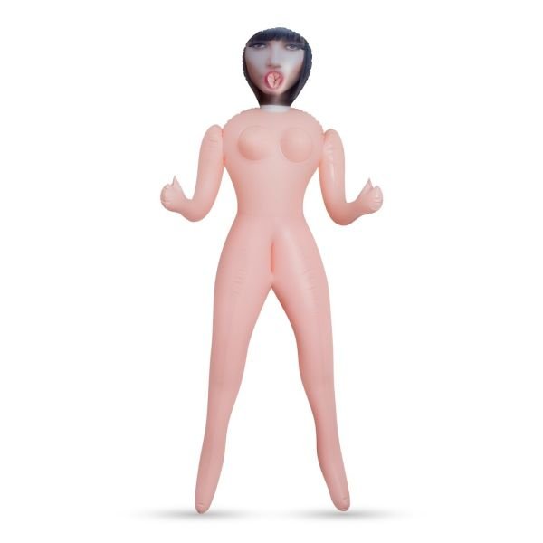Muñeca maestra Paola Crushious con masturbador