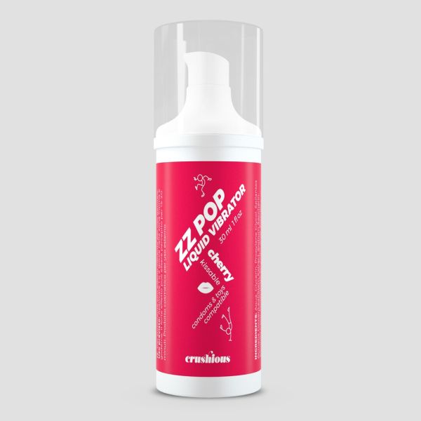 Vibrador líquido Crushious ZZ Pop cereza 30 ml besable