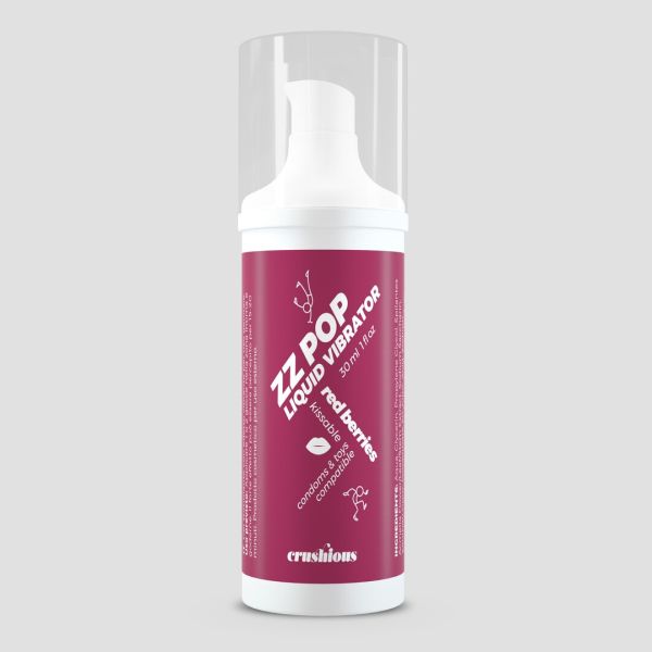 Gel vibrante de calor Crushious ZZ Pop bayas rojas 30 ml