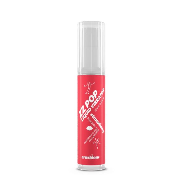 Gel oral de hormigueo de fresa Crushious ZZ Pop 10 ml