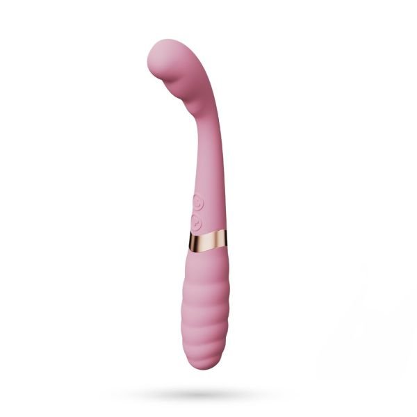Crushious Pixie Vibrador Dual Flexible Oro Rosa