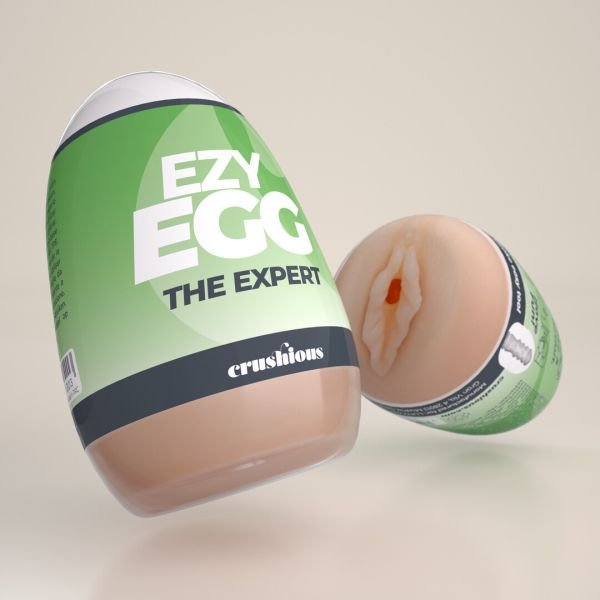 Crushious Ezy Egg Stroker con textura avanzada