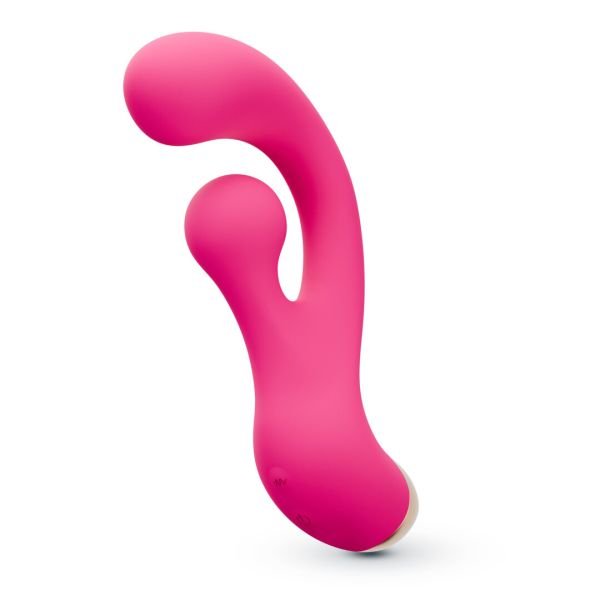 Crushious Pleaser Vibrador Dual Motor Rotativo Rosa