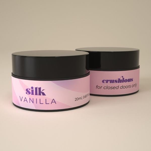 Vela masaje silicosa aroma vanilla Silk Crushious
