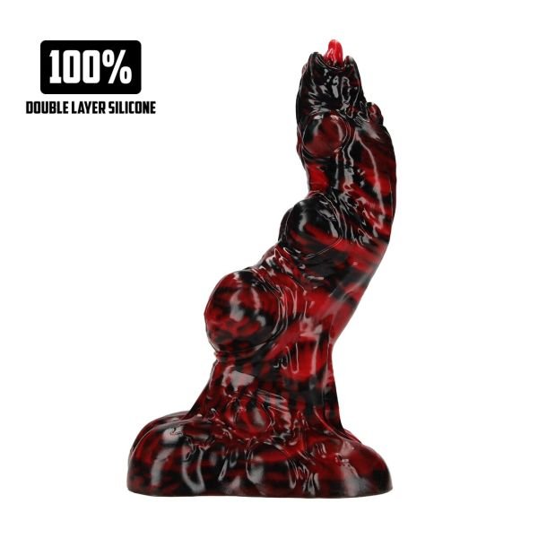 Fiction Cocks Hell Invader Dildo Alienigena Rojo-Negro
