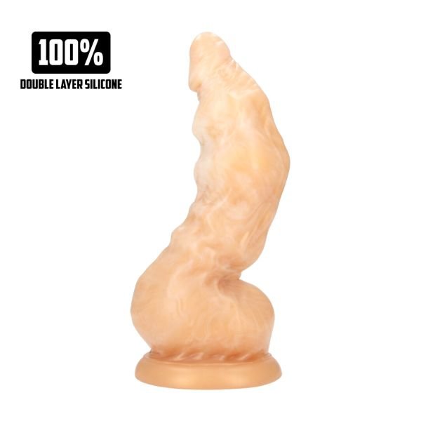 Fiction Cocks Golden Alien Invader Dildo Oro Metálico