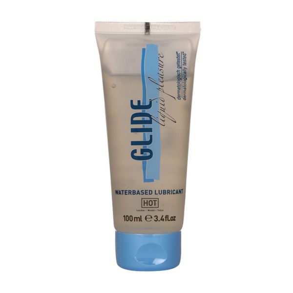 Lubricante a base de agua HOT Glide Liquid Pleasure, 100 ml