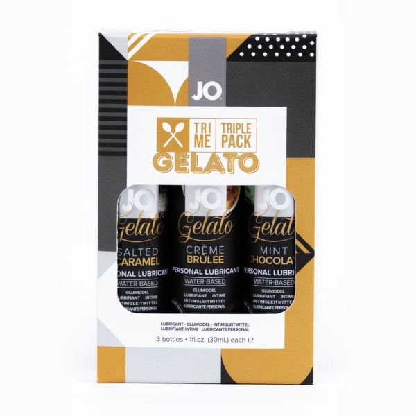 Lubricantes Gelato JO Triple Pack, 30 ml x 3