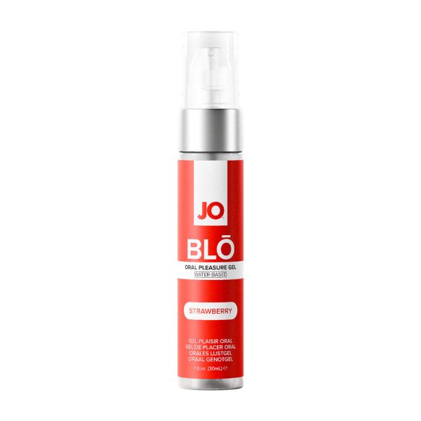 Gel oral JO Blo con sabor a fresa 30 ml