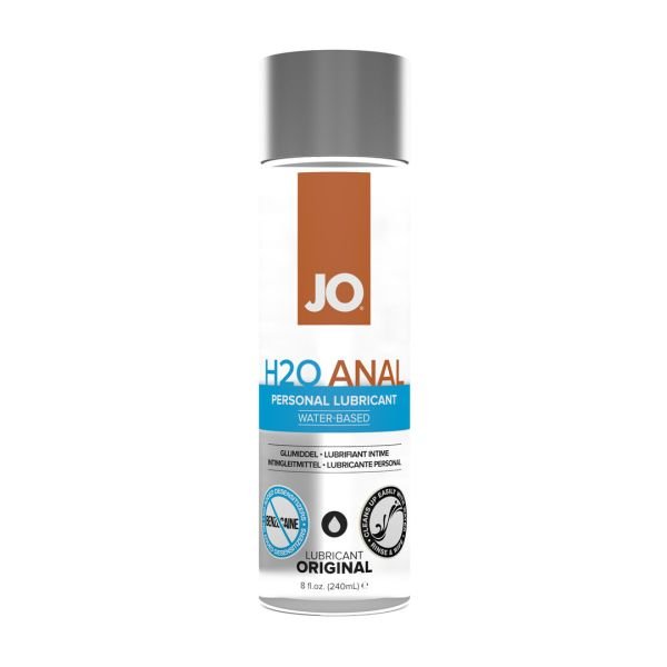 Lubricante Anal JO H2O Original Base Agua 240ml Comodidad