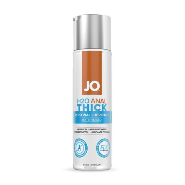 Lubricante Anal Grueso JO H2O Base Agua 240ml Pesado