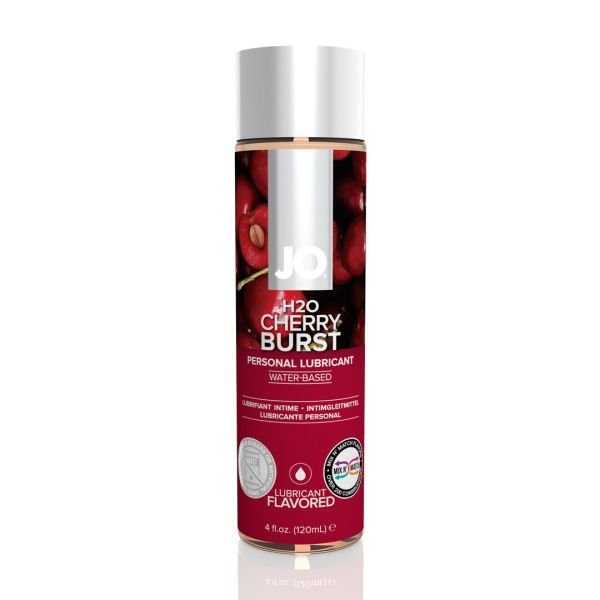 Lubricante JO H2O Cherry Burst Base Agua 120ml Aromatizado