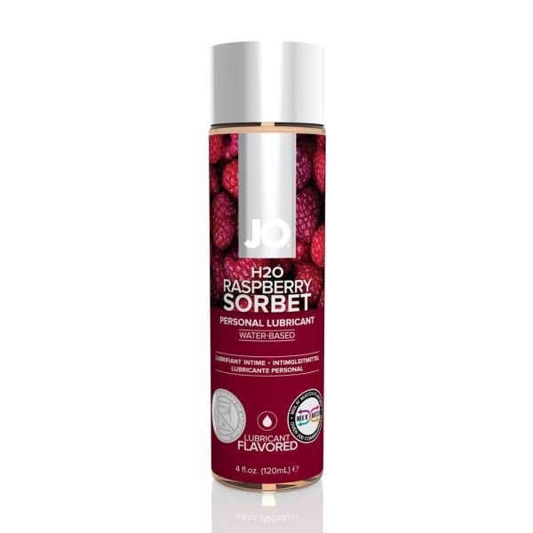 Lubricante Sorbete Frambuesa JO H2O Base Agua 120 ml