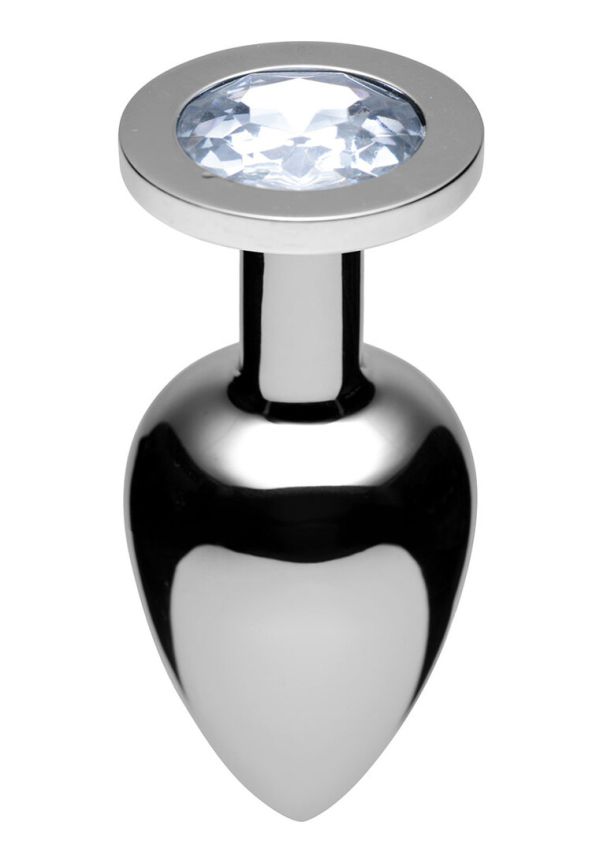 XR Brands Diamante lustroso cromo aluminio enchufe