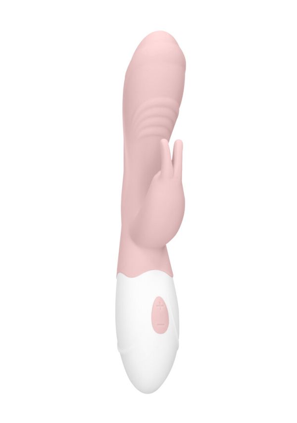 Vibrador conejo silicona motor dual Loveline by Shots