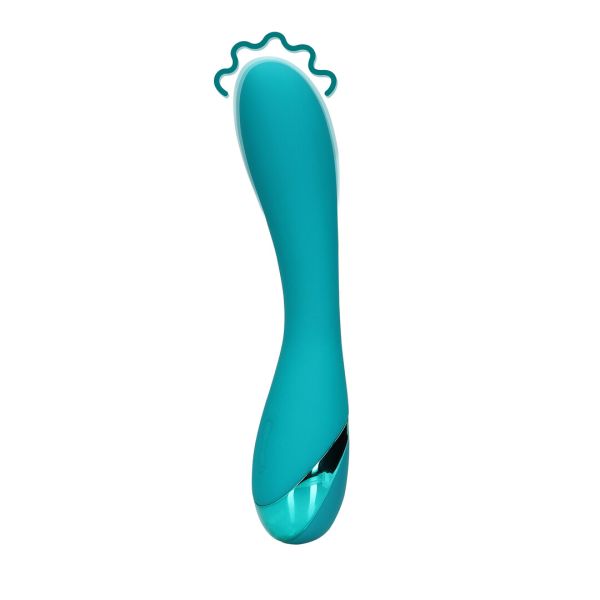 Vibrador Punto G Silicona Suave Teal Loveline