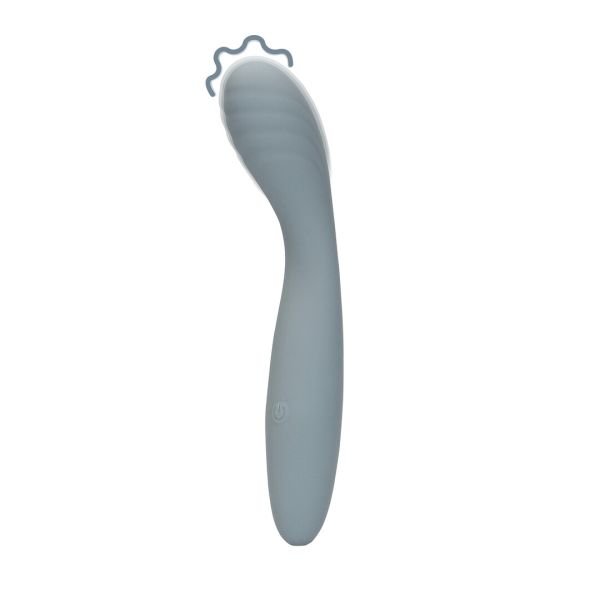 Vibrador Punto G Silicona Ultra Suave Gris Loveline