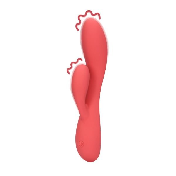 Vibrador conejo ultra suave Loveline Astro Dust para estimulación dual