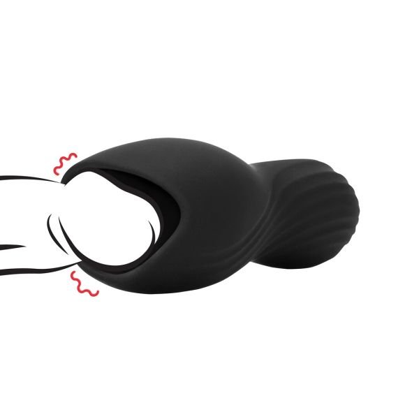 Masturbador vibrador texturizado Loveline