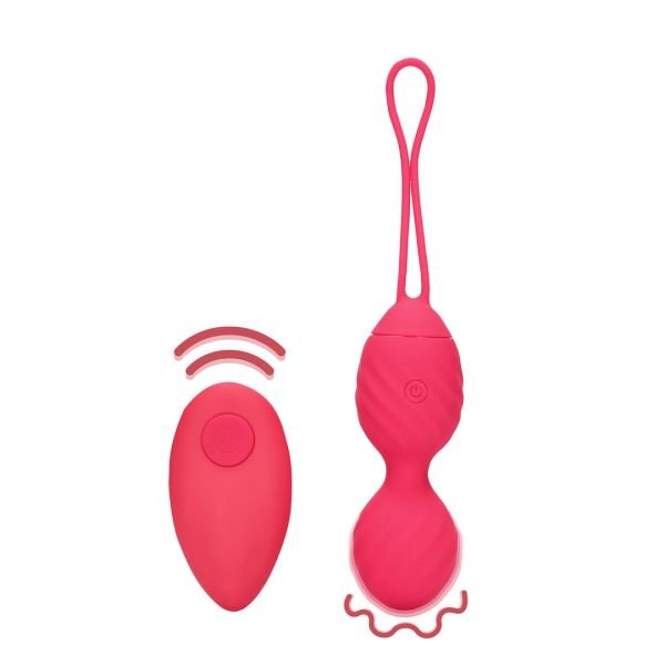 Loveline Huevo Vibrador Remoto Rojo Fresa