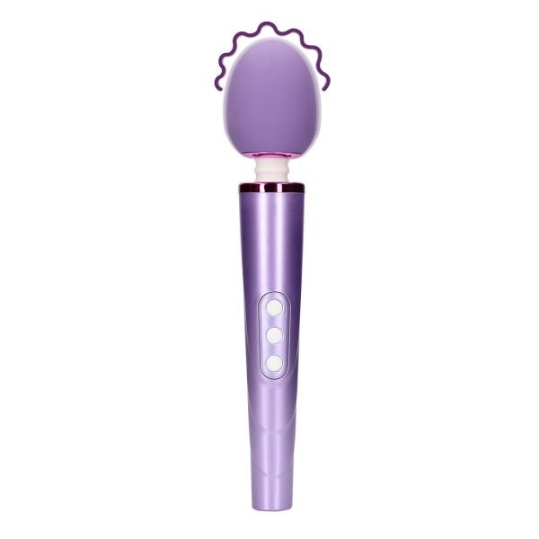Vibrador varita silicona Loveline cobertura ancha masajista